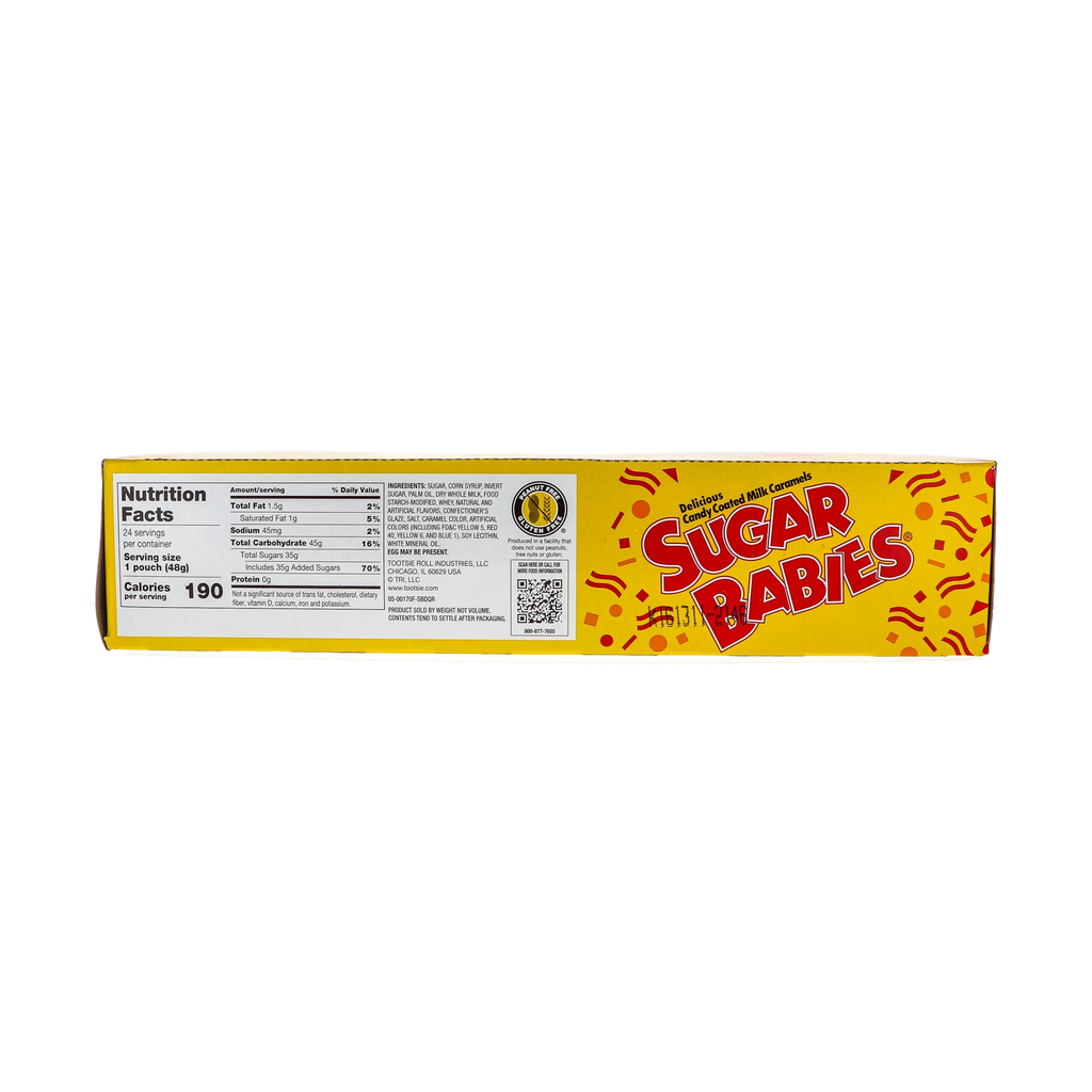 Sugar Babies Milk Caramel Pops 24/1.7Oz