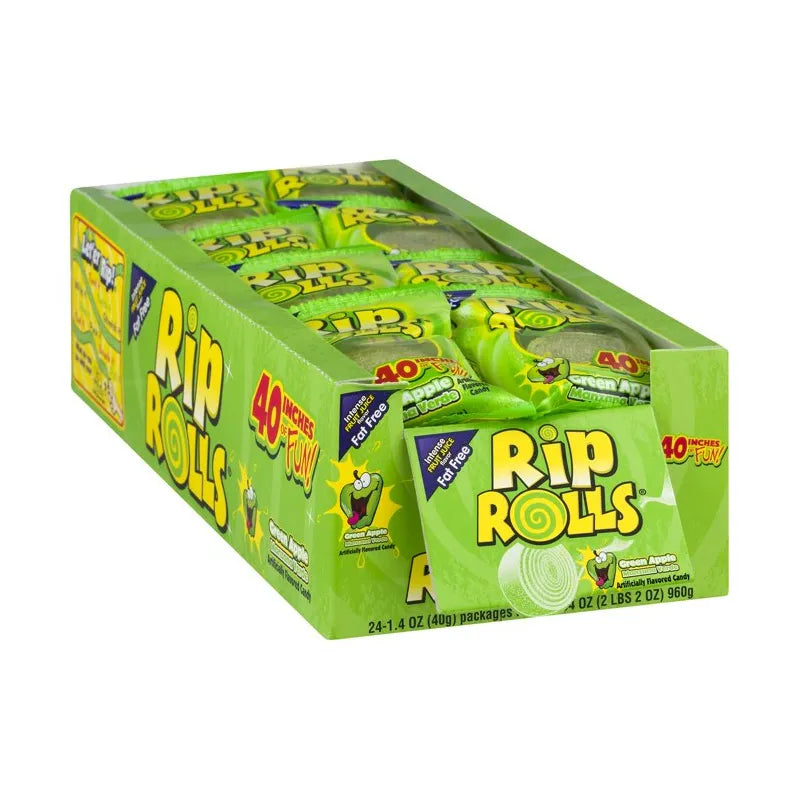 Rip Rolls Green Apple 24Ct