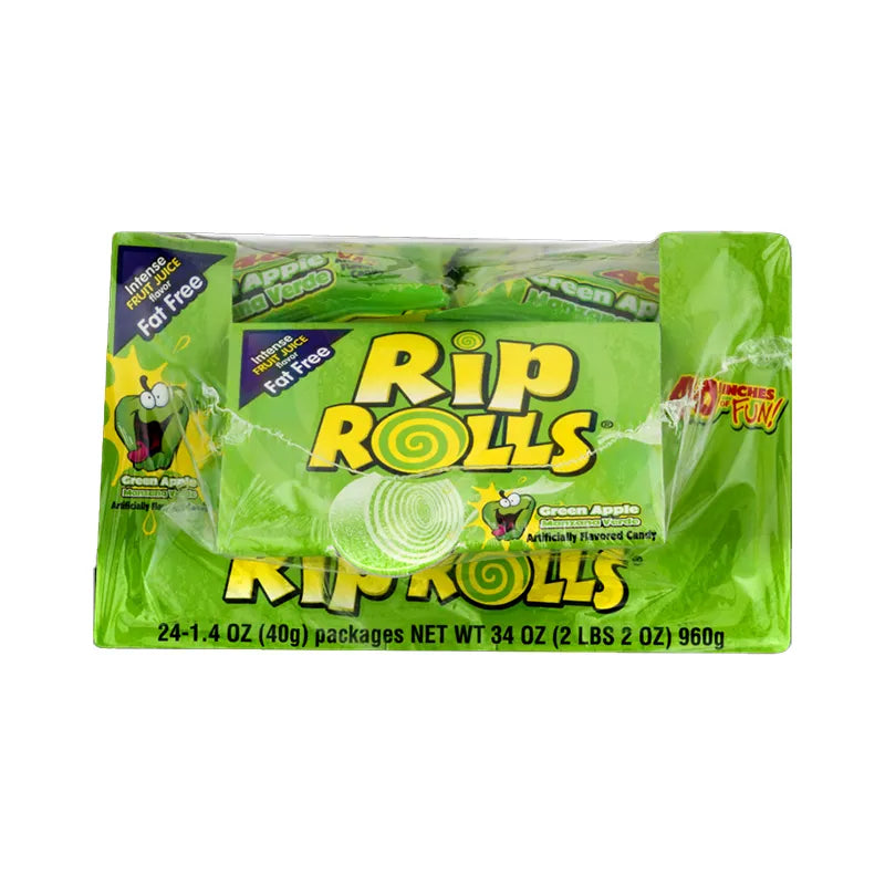 Rip Rolls Green Apple 24Ct