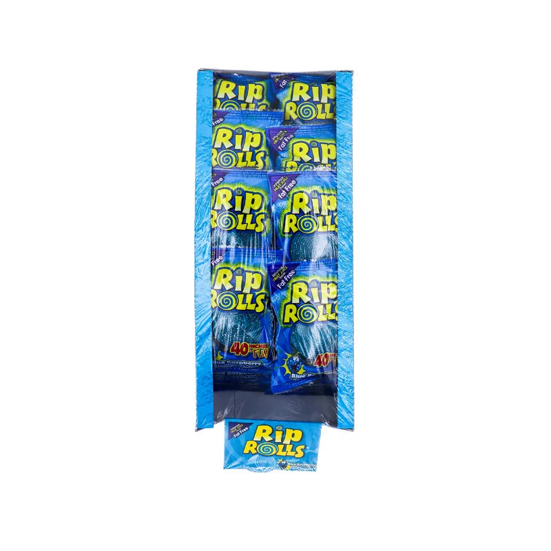 Rip Rolls Blue Raspberry 24Ct