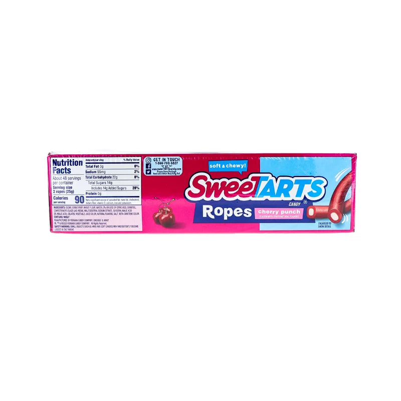 Sweetarts Cherry Punch Rope 24/1.8Oz