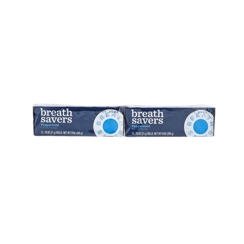 Breath Savers Mints Peppermint Roll 24/0.75Oz