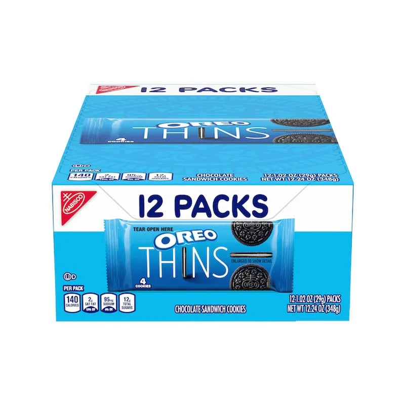Nabisco Oreo Thins 12 Count – 1.02 oz