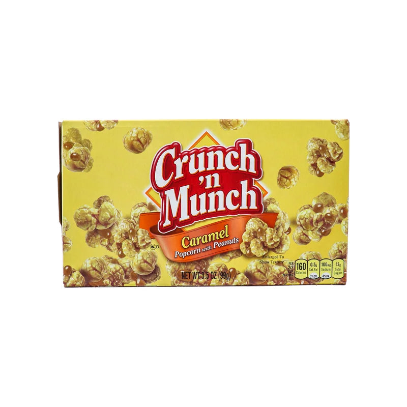 Crunch ‘N Munch Caramel Popcorn with Peanuts 3.5 oz