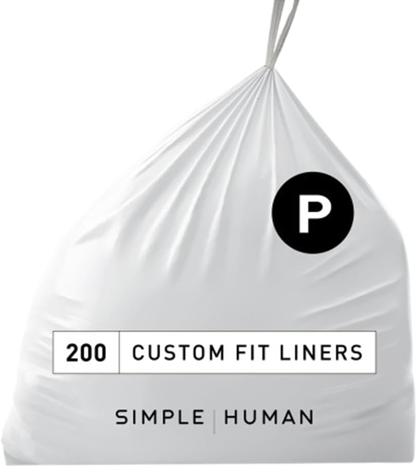 simplehuman Code H 100 Count, Dispenser Pack Custom Fit Liners