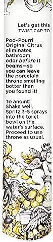 Poo-Pourri Before-You-Go Toilet Spray, Original Citrus, 2 Fl Oz - Lemon, Bergamot and Lemongrass