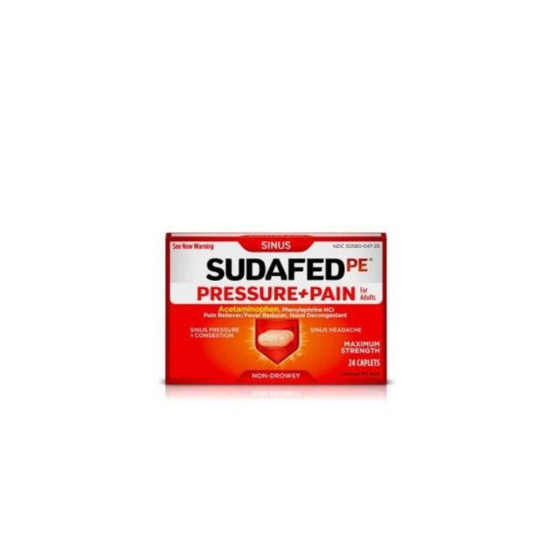 Sudafed Pressure & Pain Caplets