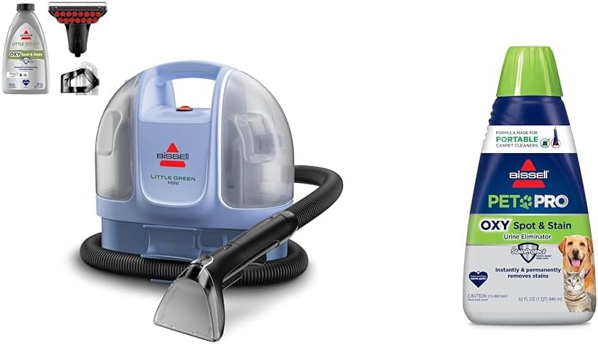 Bissell Little Green Mini Portable Carpet and Upholstery Deep Cleaner,