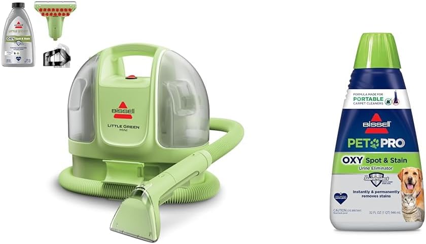 Bissell Little Green Mini Portable Carpet and Upholstery Deep Cleaner,