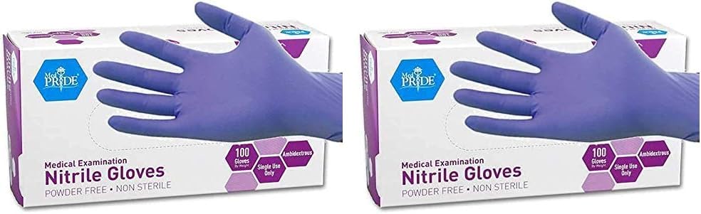 MedPride Powder-Free Nitrile Exam Gloves