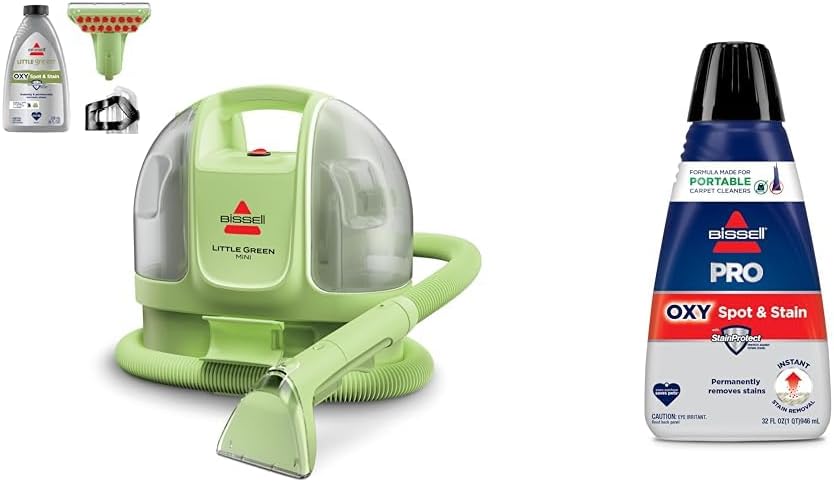 Bissell Little Green Mini Portable Carpet and Upholstery Deep Cleaner,