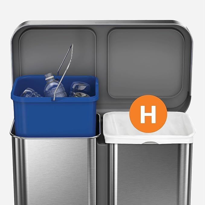 simplehuman Code H 100 Count, Dispenser Pack Custom Fit Liners