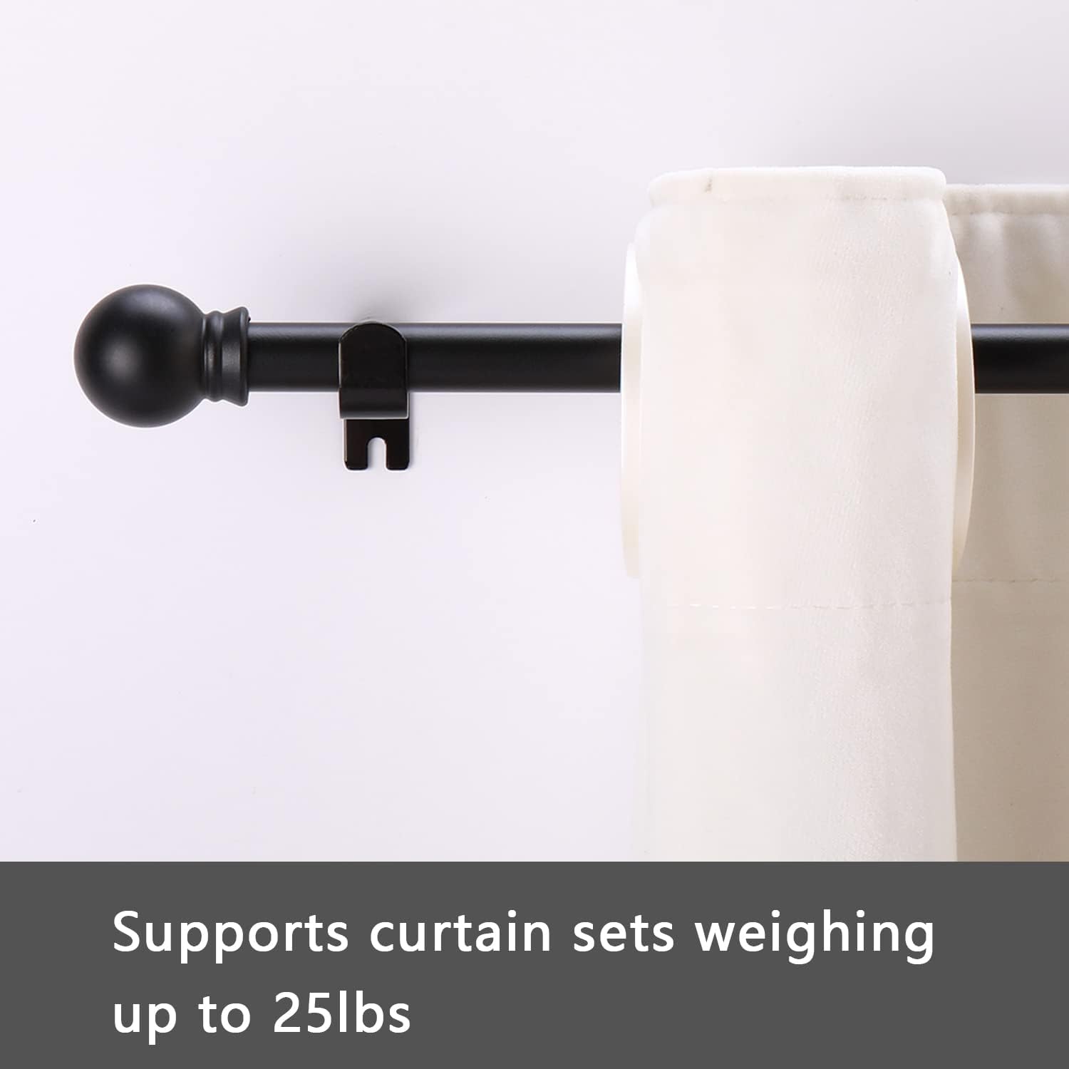 Curtain Rods for windows 32-48 inch,