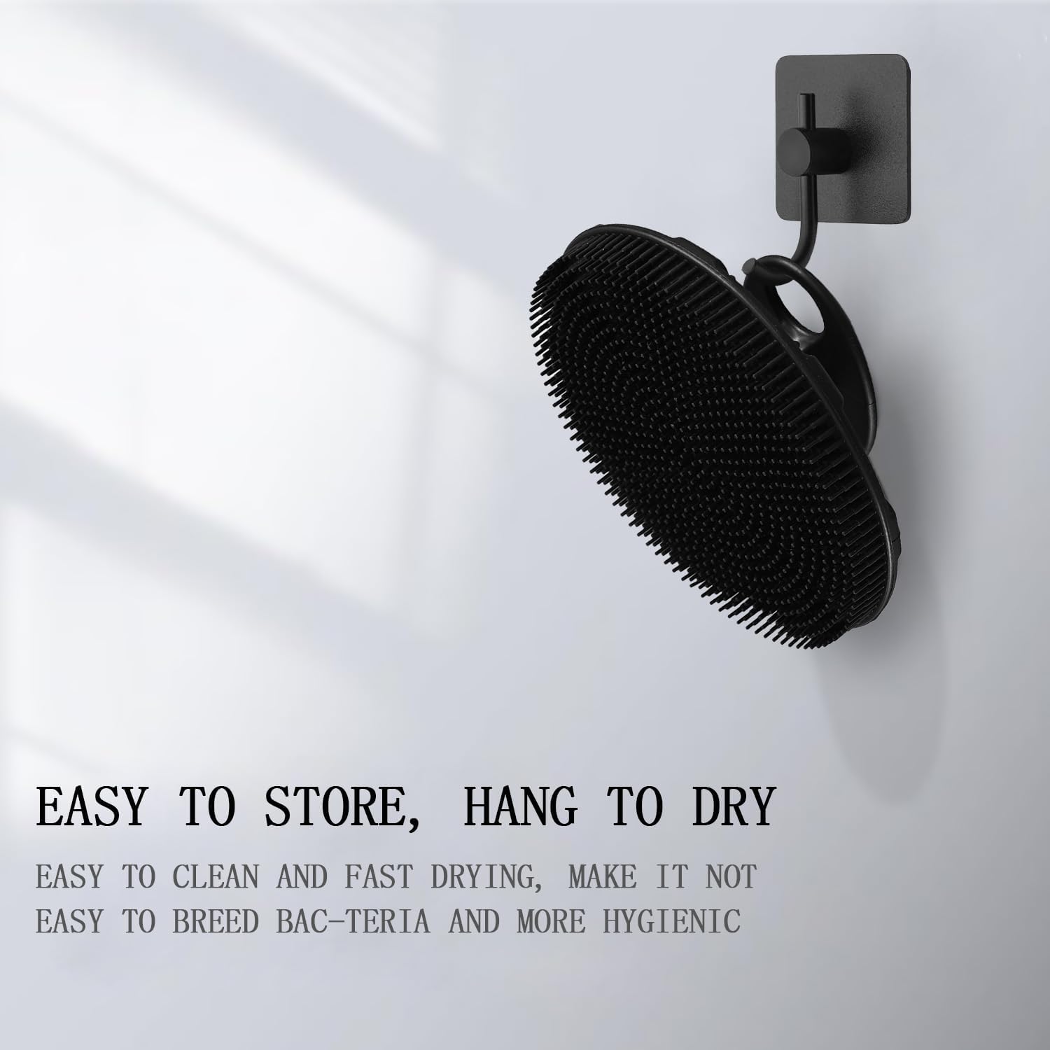 INNERNEED Food-Grade Soft Silicone Body Scrubber Shower Brush Handheld Cleansing Skin Brush,