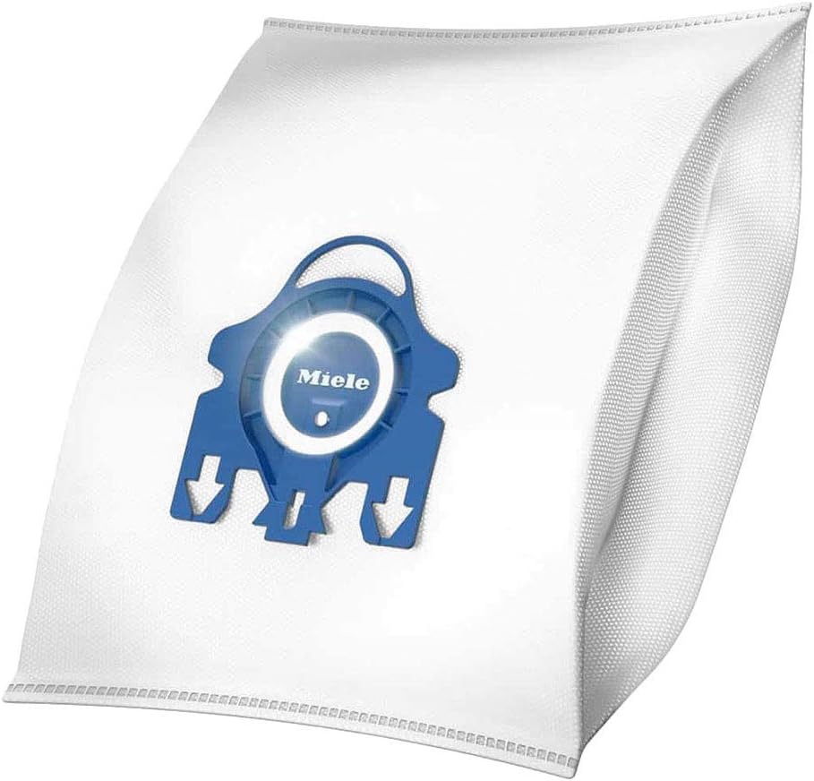 Miele 10123210 AirClean 3D Efficiency Dust Bag, Type GN, 4 Bags & 2 Filters, White