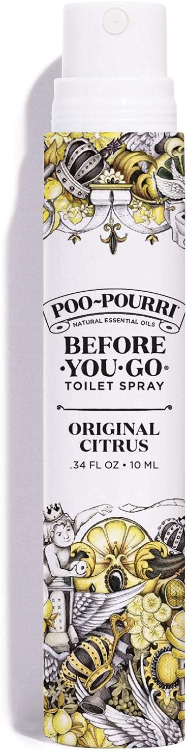 Poo-Pourri Before-You-Go Toilet Spray, Original Citrus, 2 Fl Oz - Lemon, Bergamot and Lemongrass