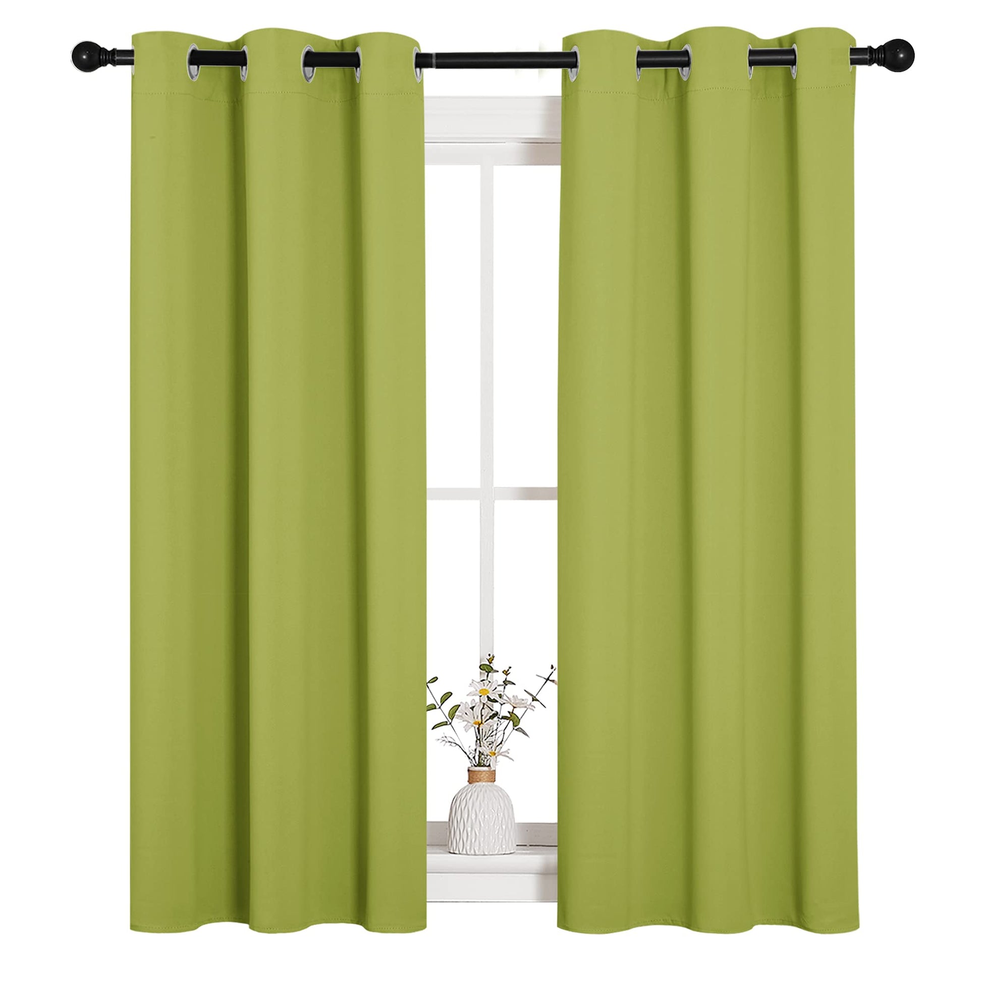 NICETOWN Halloween Pitch Black  Curtains