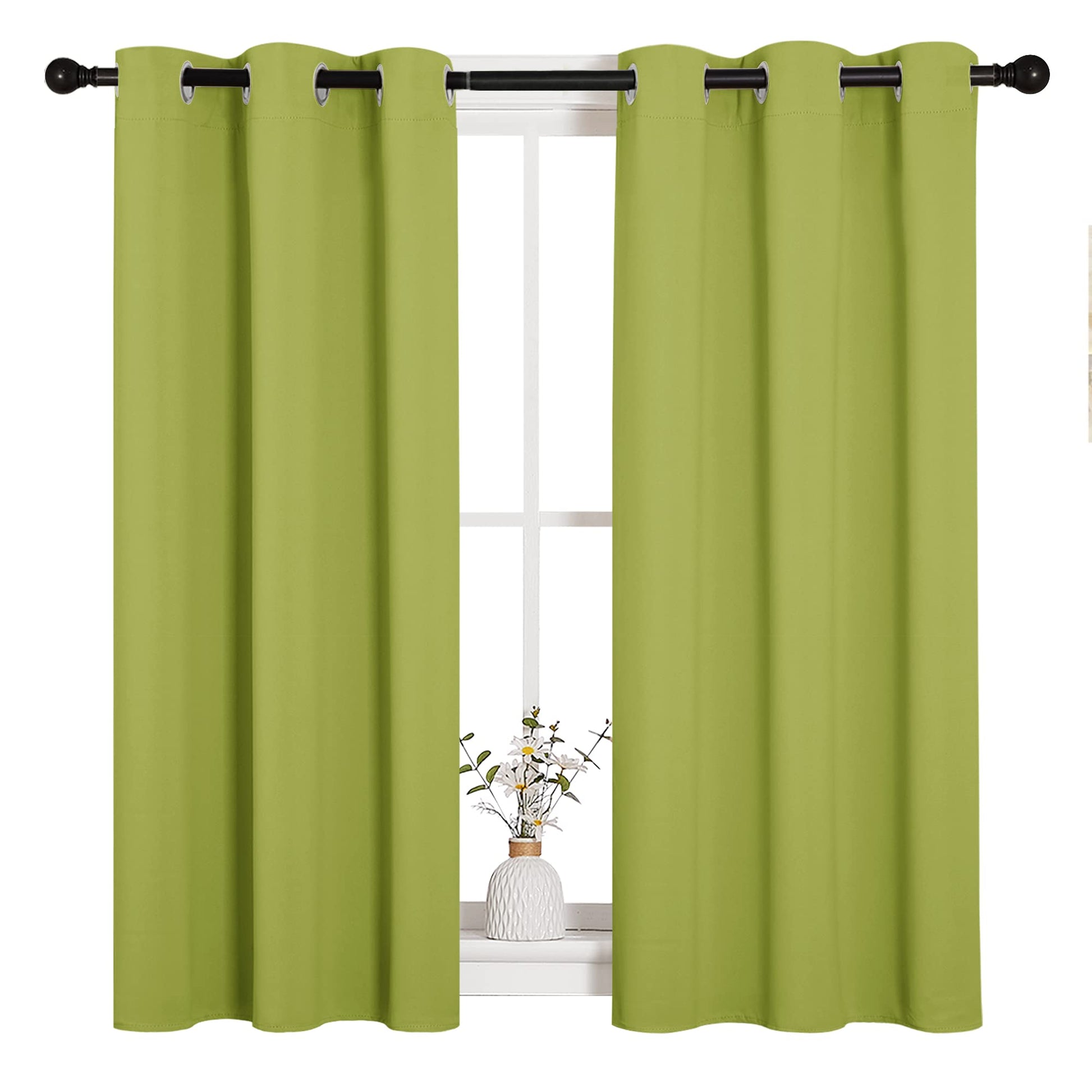 NICETOWN Halloween Pitch Black  Curtains