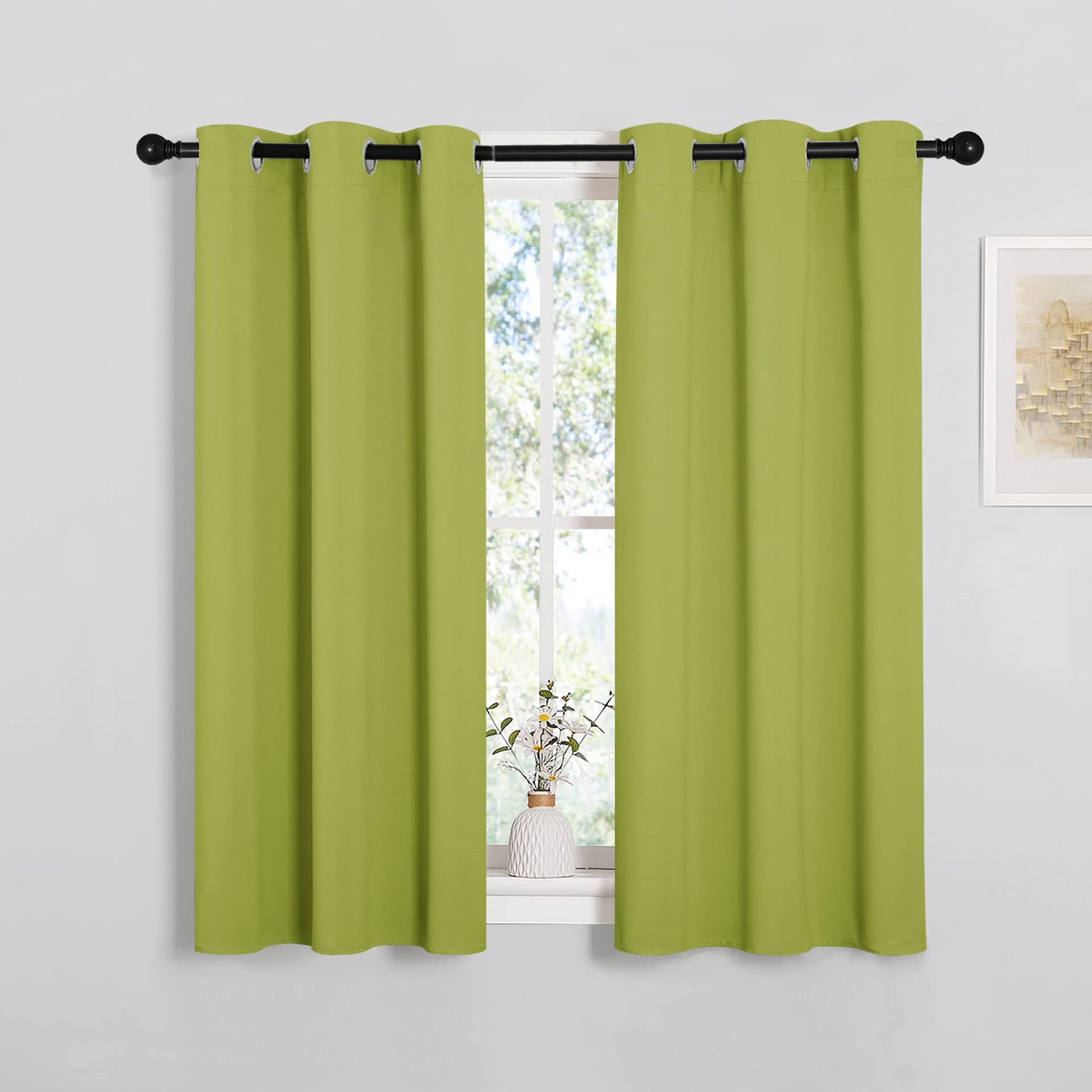NICETOWN Halloween Pitch Black  Curtains
