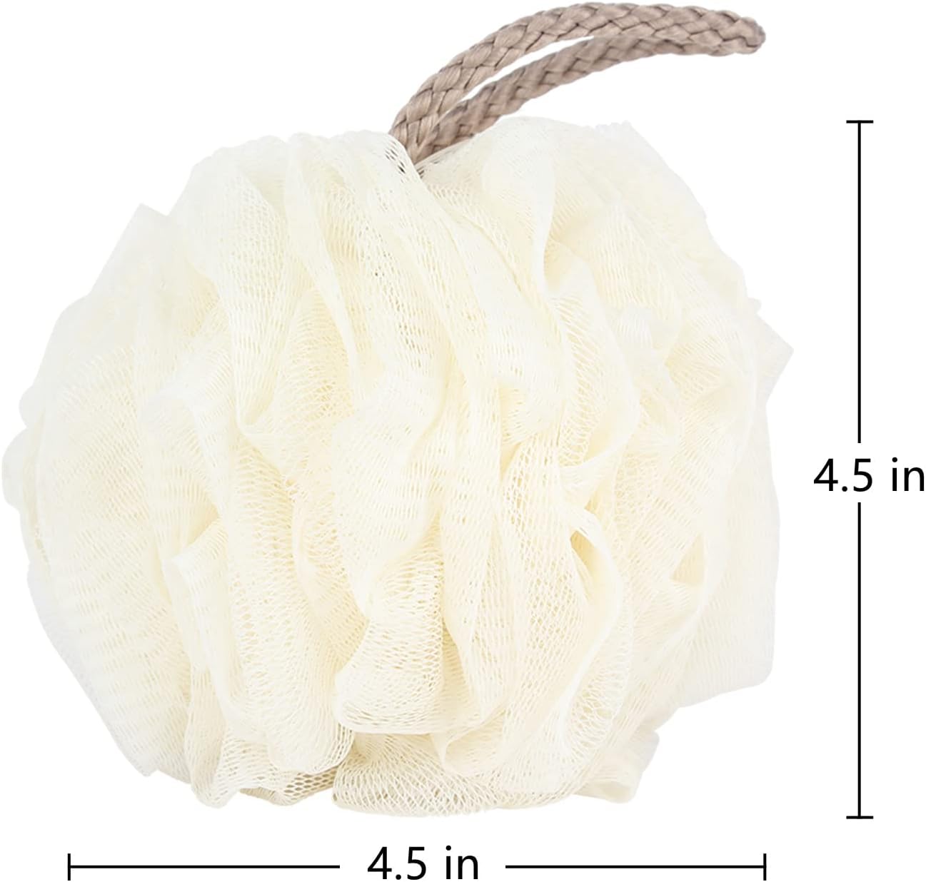 Fu Store Loofah Sponge Shower Loofahs 50g Bath Sponges Mesh Balls 4 Colors for Body Scrubber Exfoliator Wash Back Scrubber Bathroom Men Women