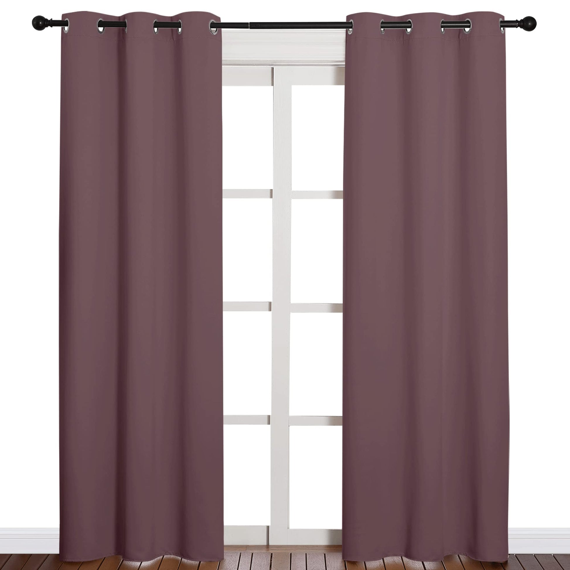 NICETOWN Halloween Pitch Black  Curtains
