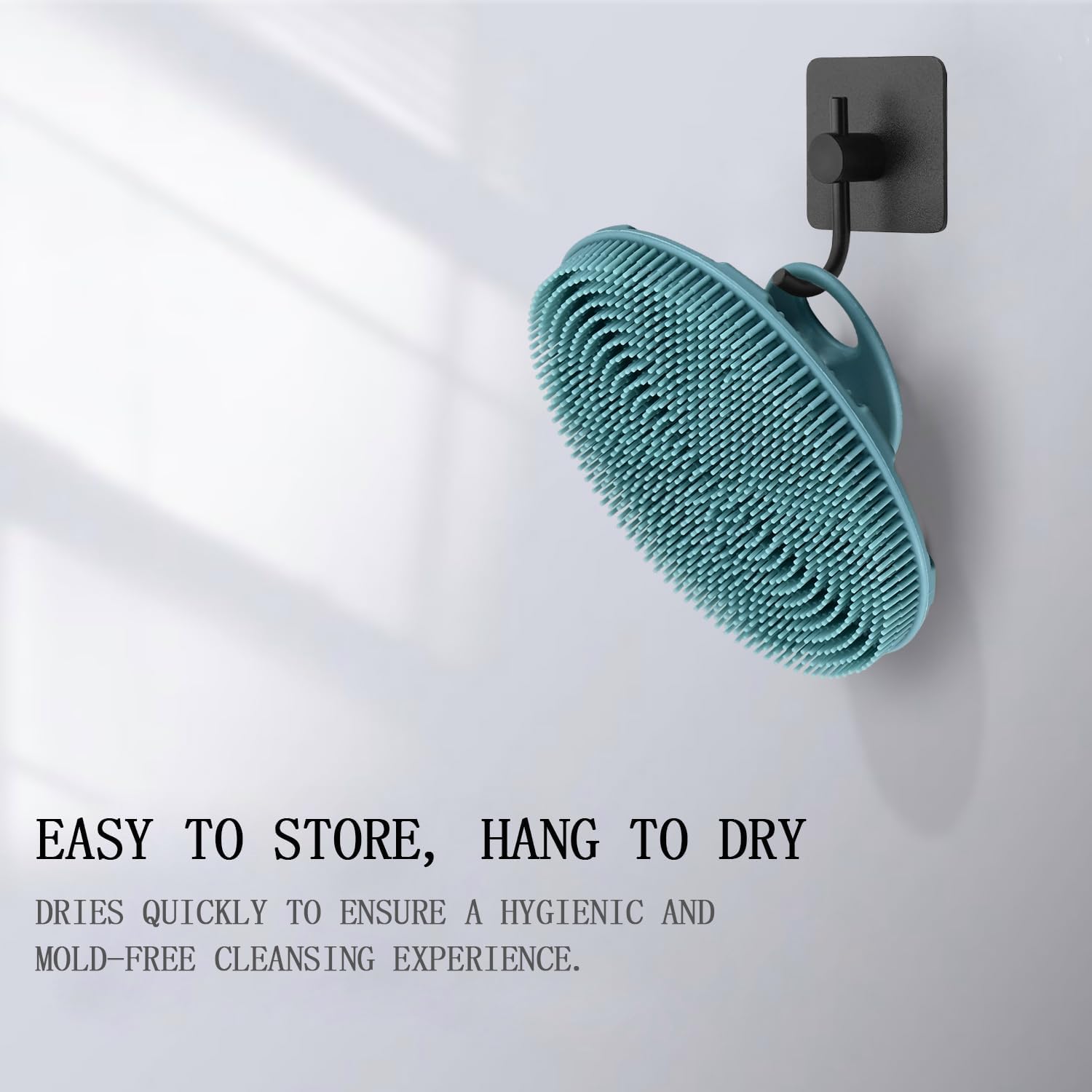 INNERNEED Food-Grade Soft Silicone Body Scrubber Shower Brush Handheld Cleansing Skin Brush,