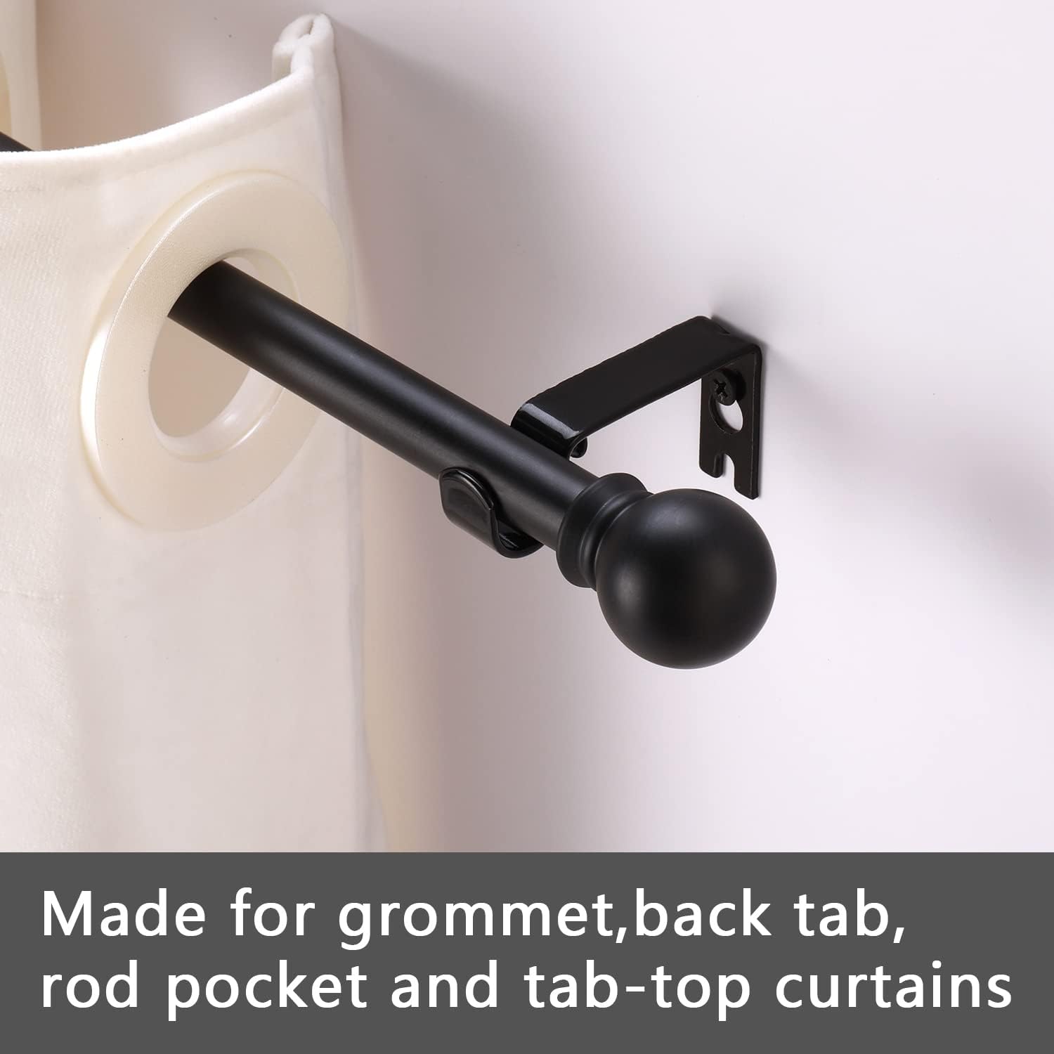Curtain Rods for windows 32-48 inch,