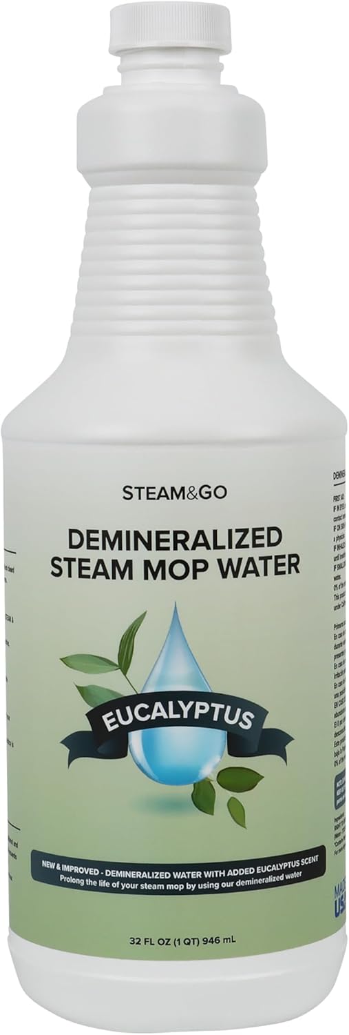 Steam & Go - Demineralized Water for Steam Cleaner,