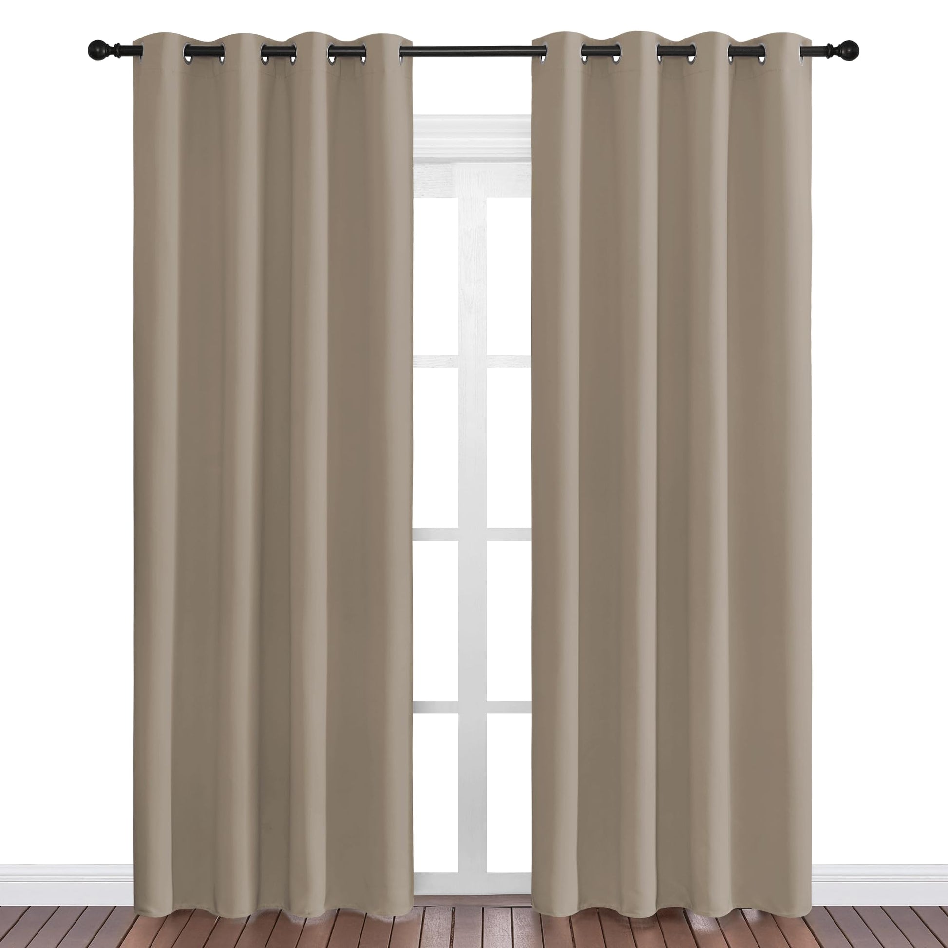 NICETOWN Halloween Pitch Black  Curtains