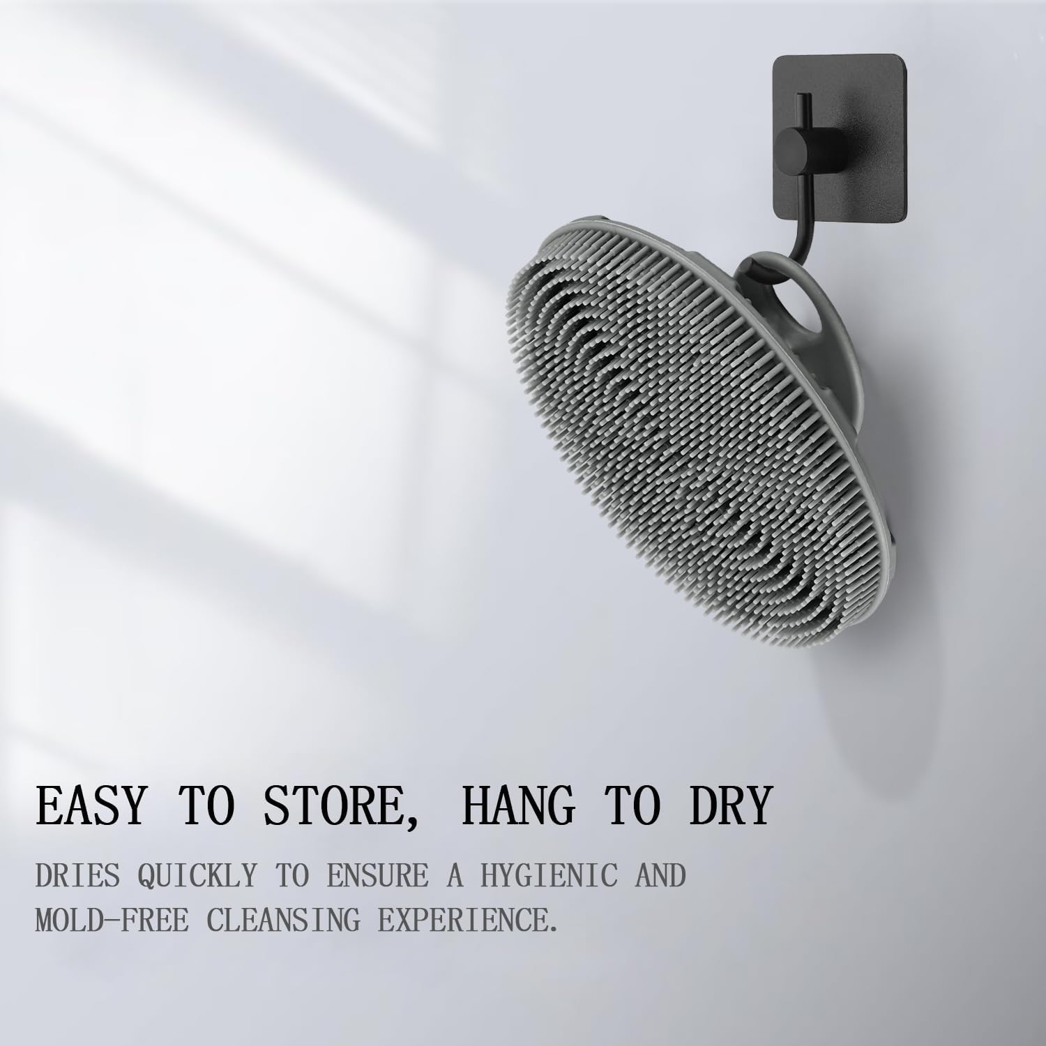 INNERNEED Food-Grade Soft Silicone Body Scrubber Shower Brush Handheld Cleansing Skin Brush,