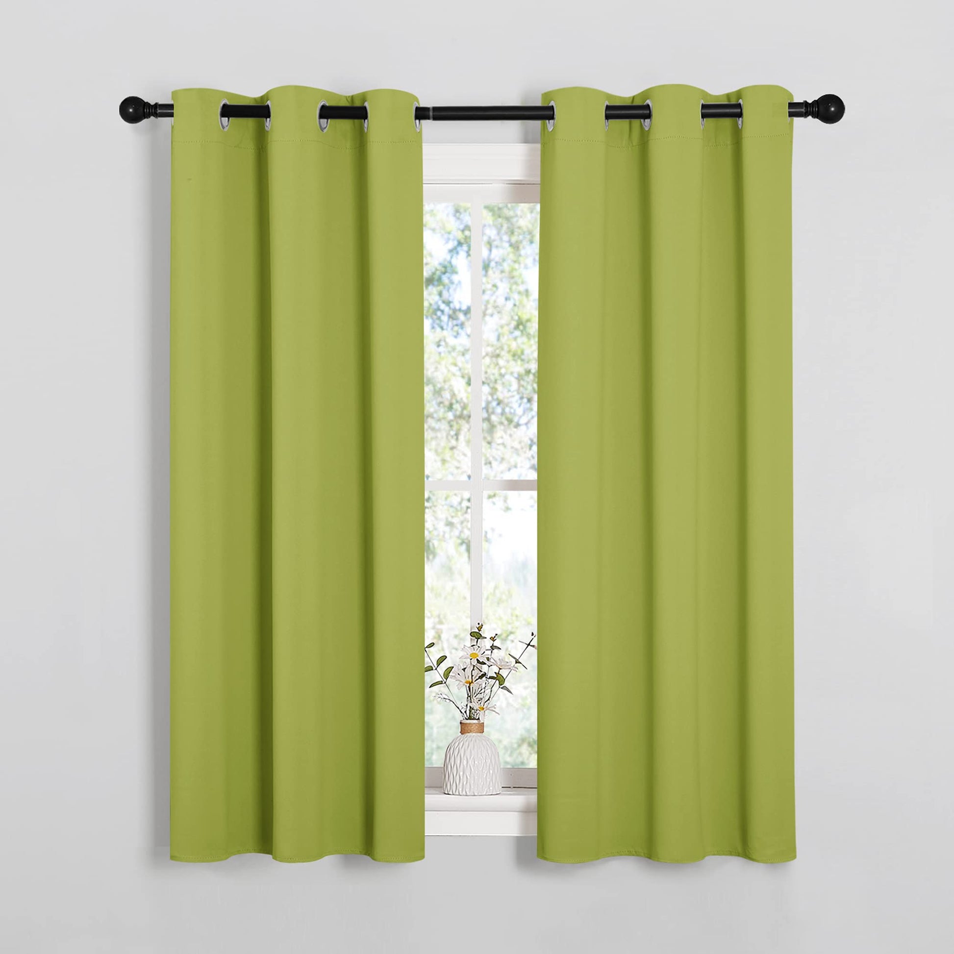NICETOWN Halloween Pitch Black  Curtains