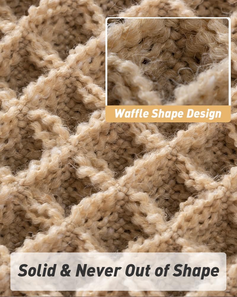 AMOAMI Upgraded Waffle Bath Mat
