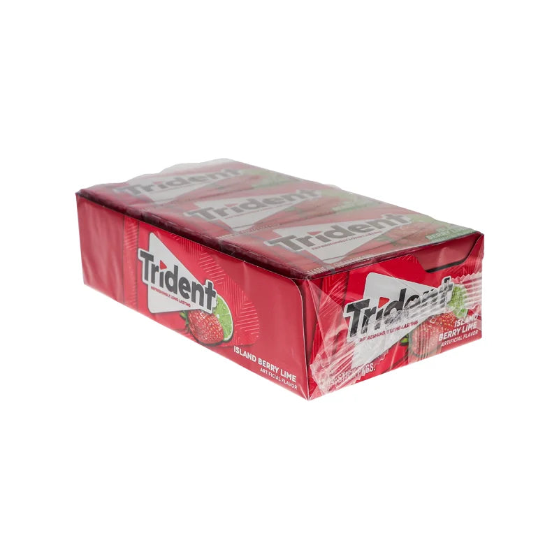 Trident Value Pack Island Berry Lime 12 Count – 14 Pieces