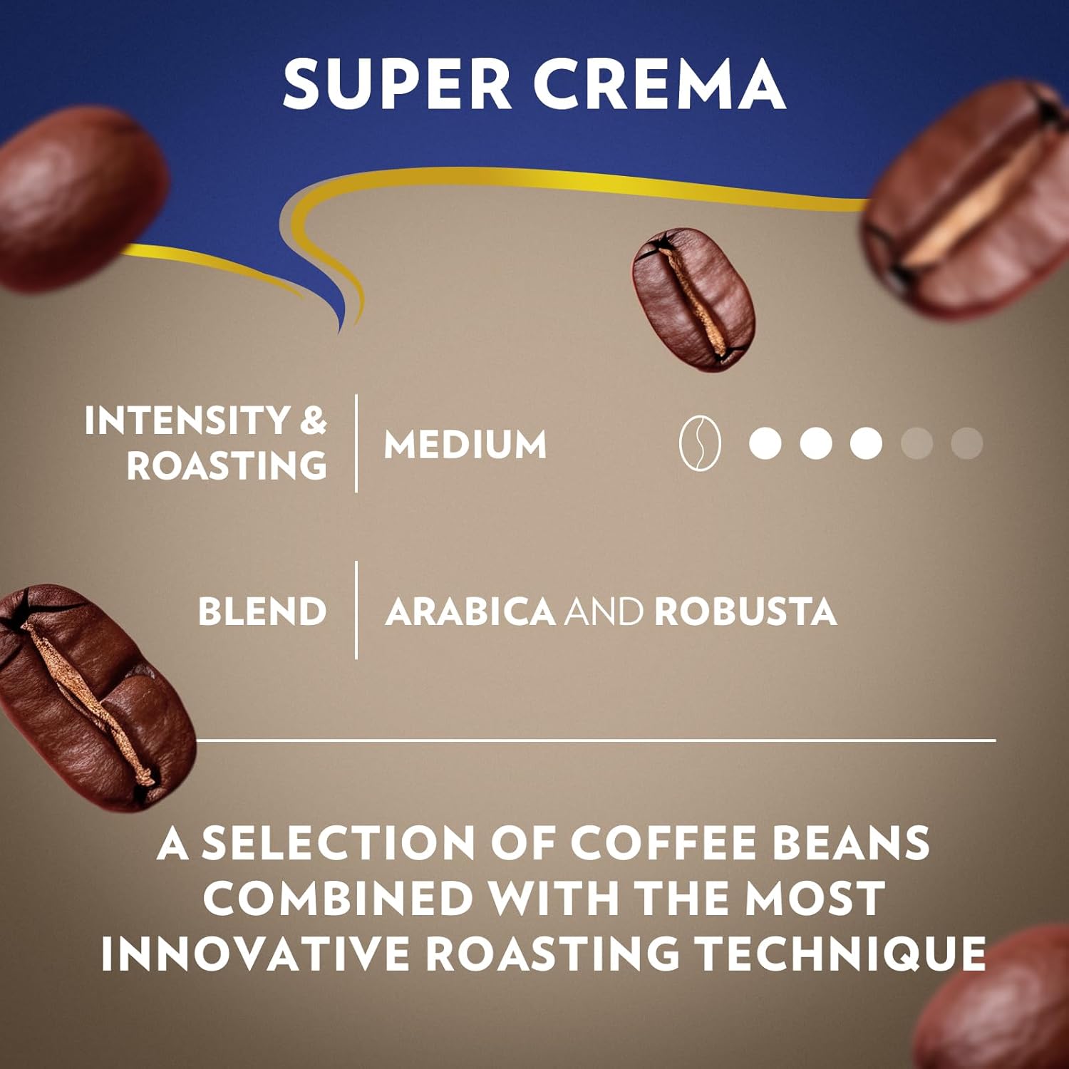 Lavazza Super Crema Whole Bean Coffee