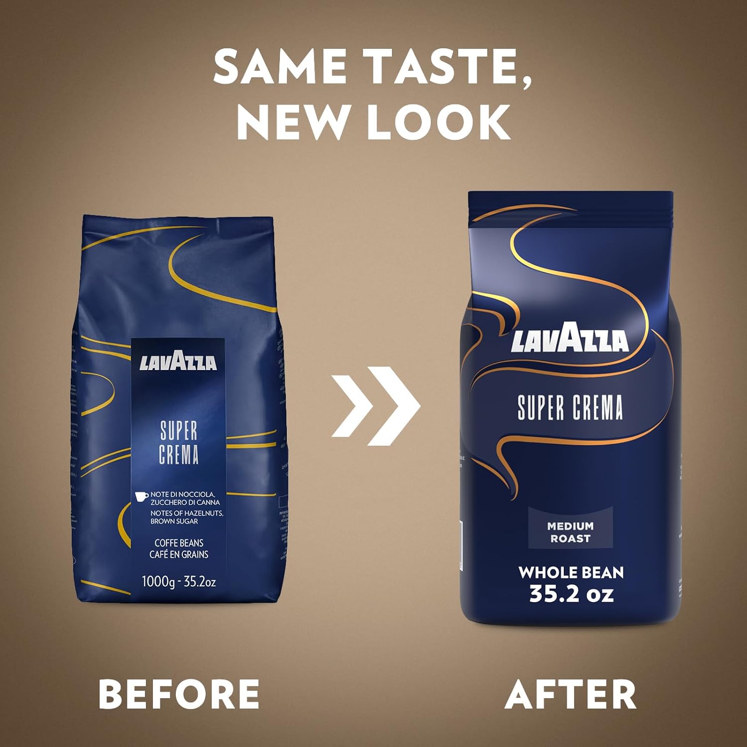 Lavazza Super Crema Whole Bean Coffee