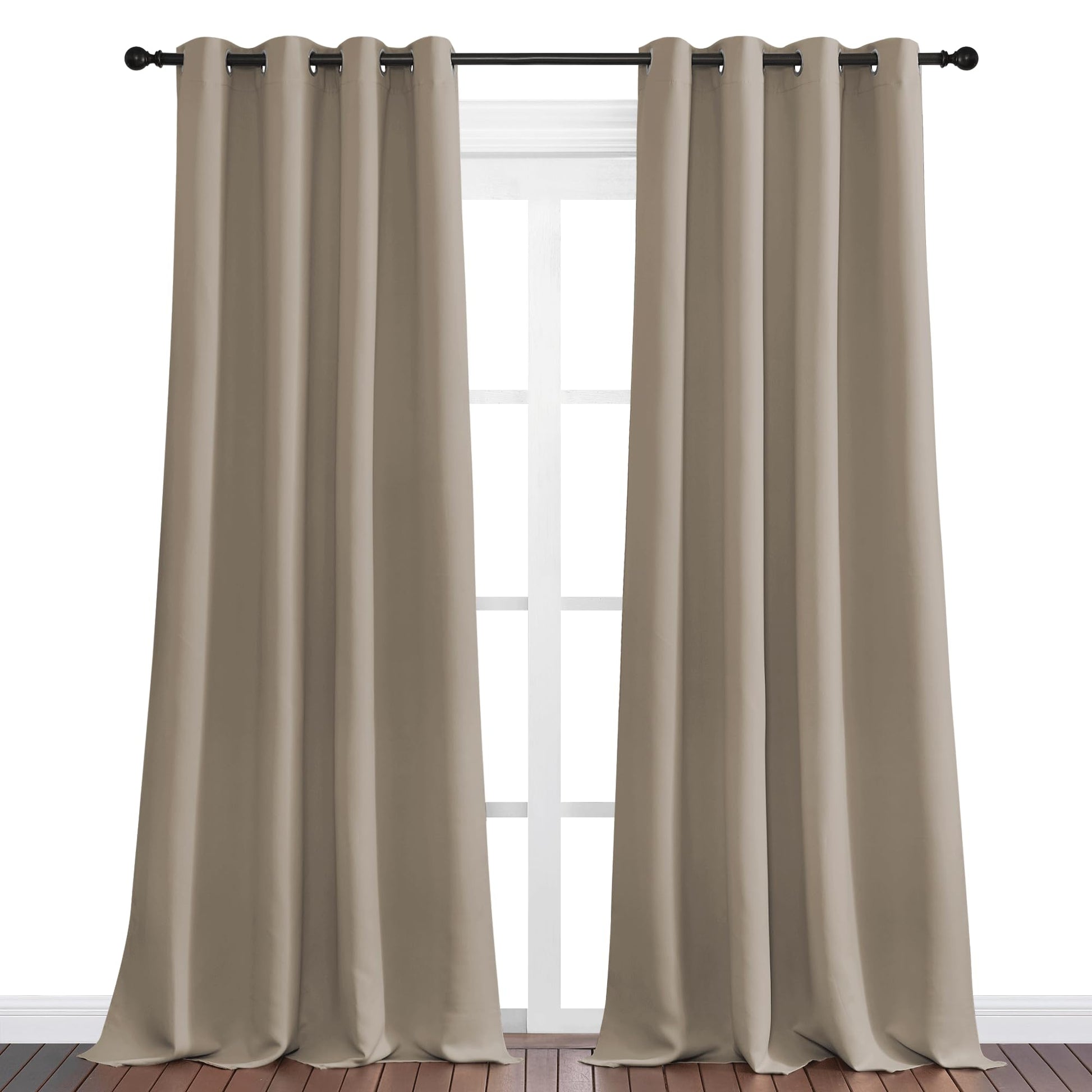 NICETOWN Halloween Pitch Black  Curtains