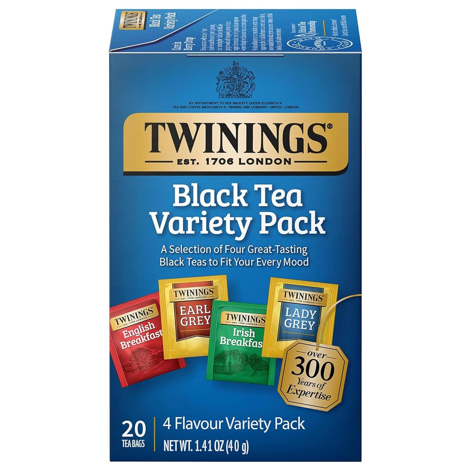 Twinings English Breakfast Black Tea Individually Wrapped Bags