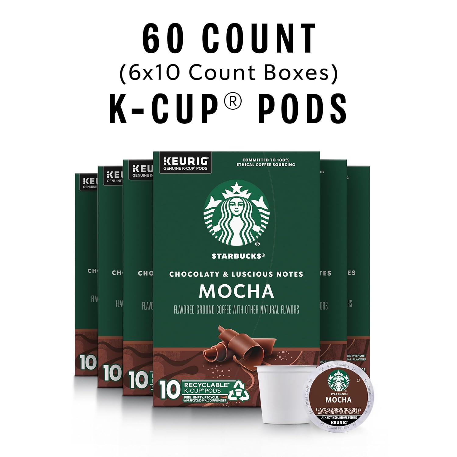 Starbucks K-Cup Coffee Pods, Medium Roast Coffee, Pike Place Roast for Keurig Brewers,