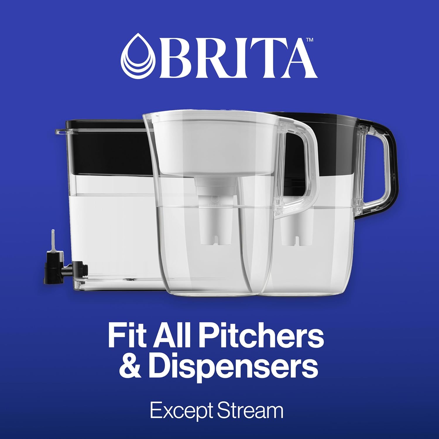 Brita Filter Replacements for Water Pitchers and Dispensers