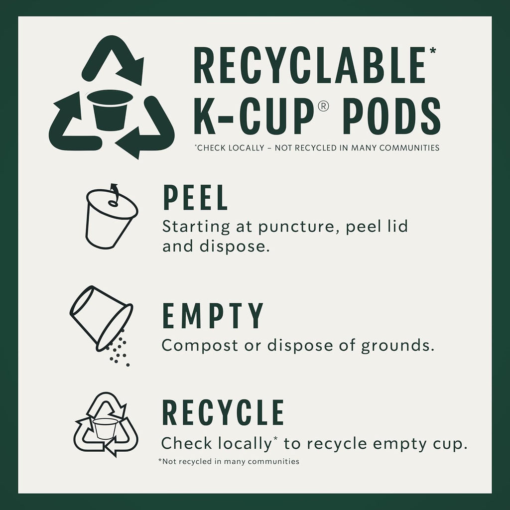 Starbucks K-Cup Coffee Pods, Medium Roast Coffee, Pike Place Roast for Keurig Brewers,