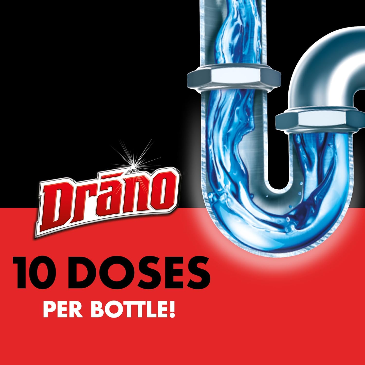 Drano Max Gel Drain Clog Remover and Cleaner for Shower or Sink Drains,