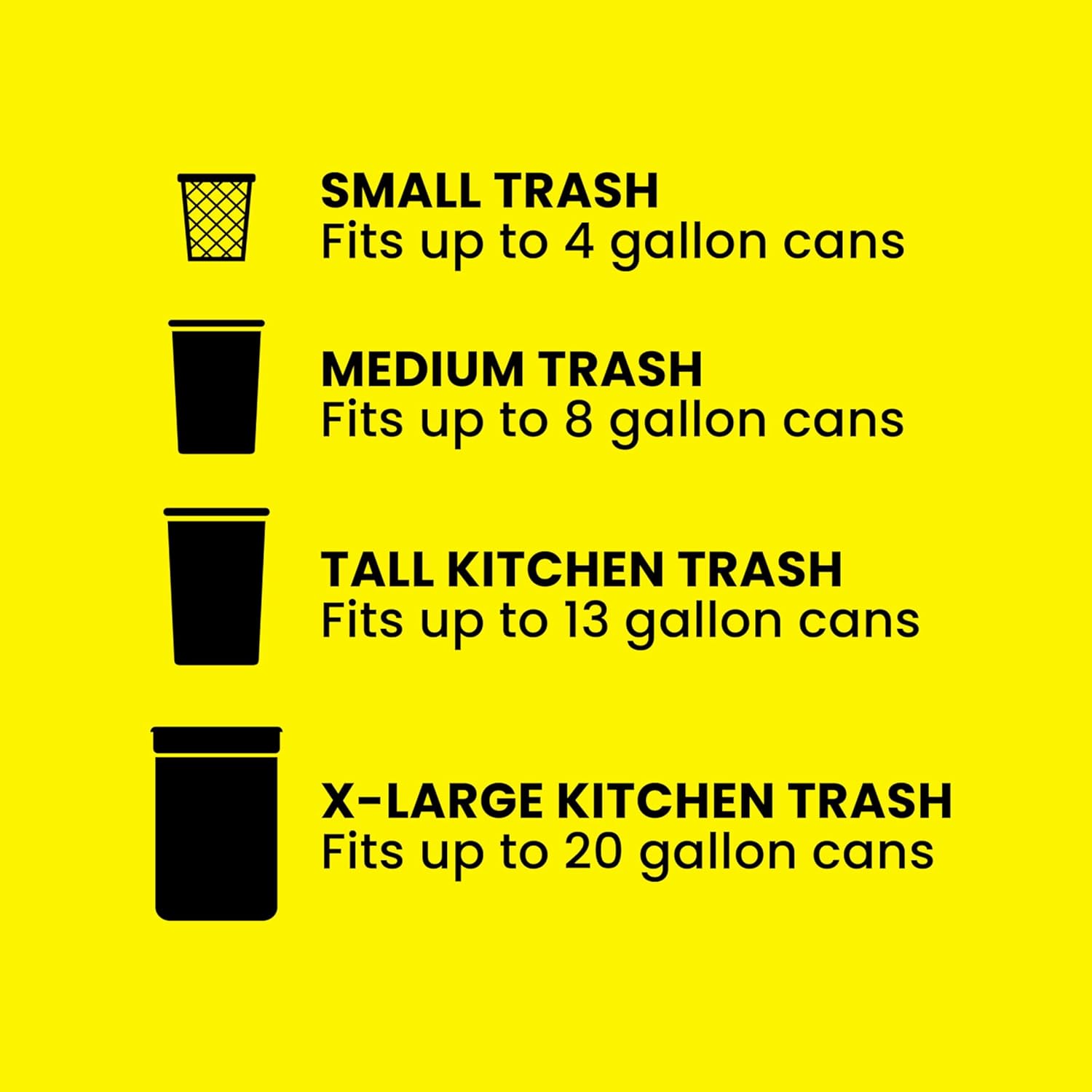 Glad Tall Kitchen Drawstring Trash Bags - Odorshield 13 Gallon White Trash Bag,