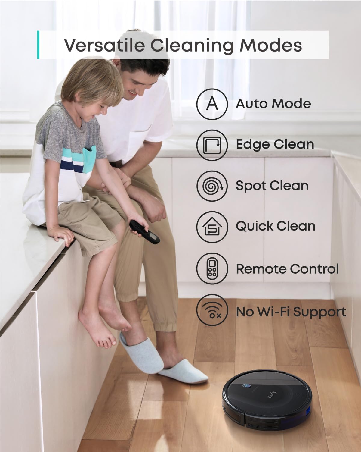 eufy Robot Vacuum 11S MAX, Super Thin, Powerful Suction, Quiet, Self-Charging Robotic Vacuum Cleaner, C