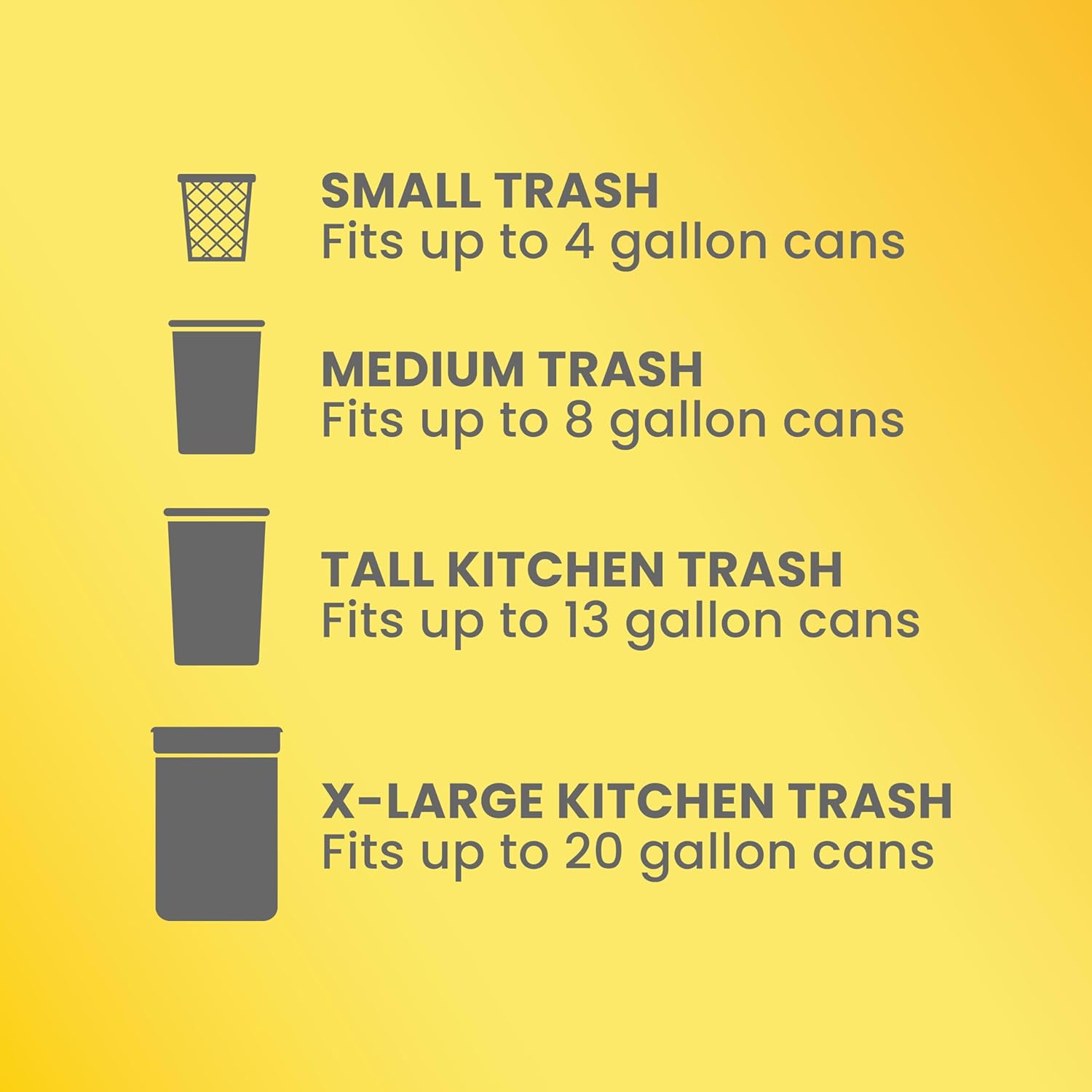 Glad Tall Kitchen Drawstring Trash Bags - Odorshield 13 Gallon White Trash Bag,