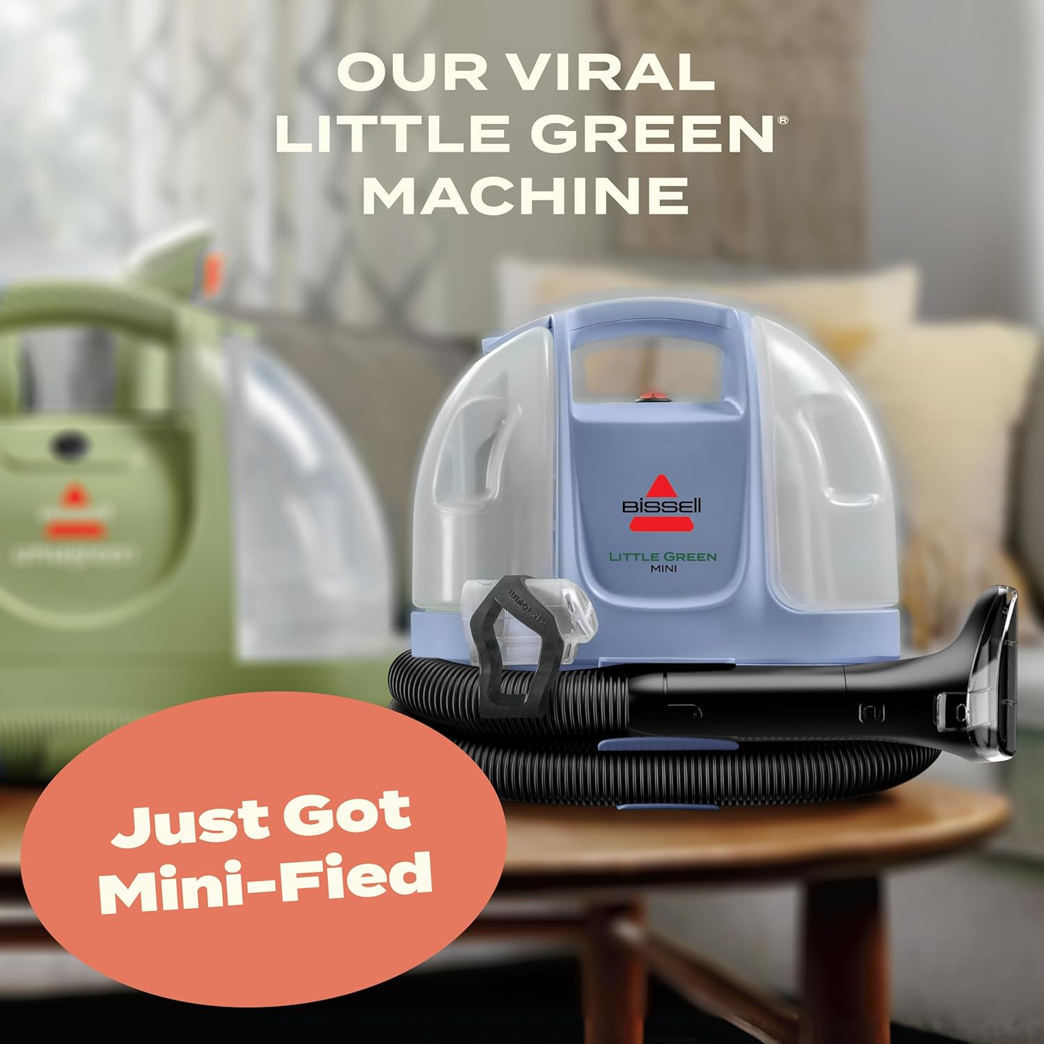 Bissell Little Green Mini Portable Carpet and Upholstery Deep Cleaner,