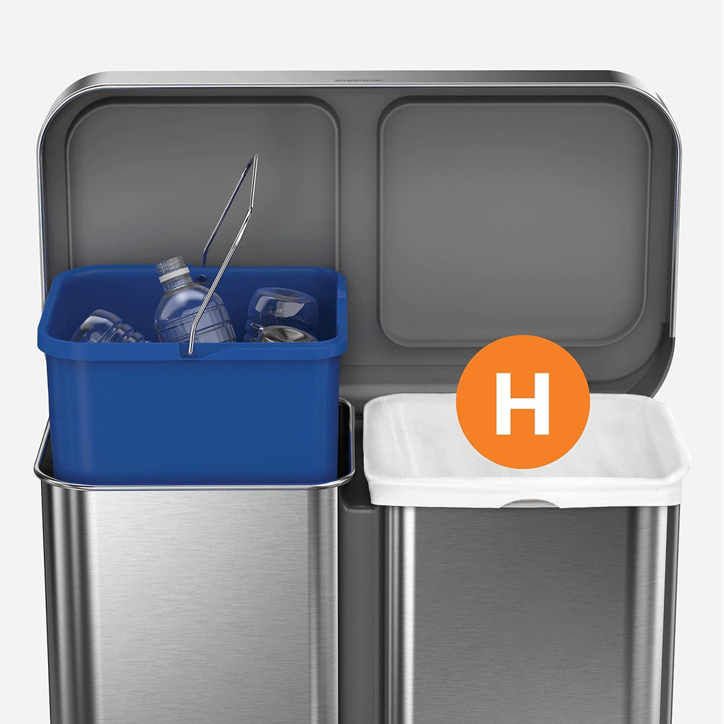 simplehuman Code H 100 Count, Dispenser Pack Custom Fit Liners