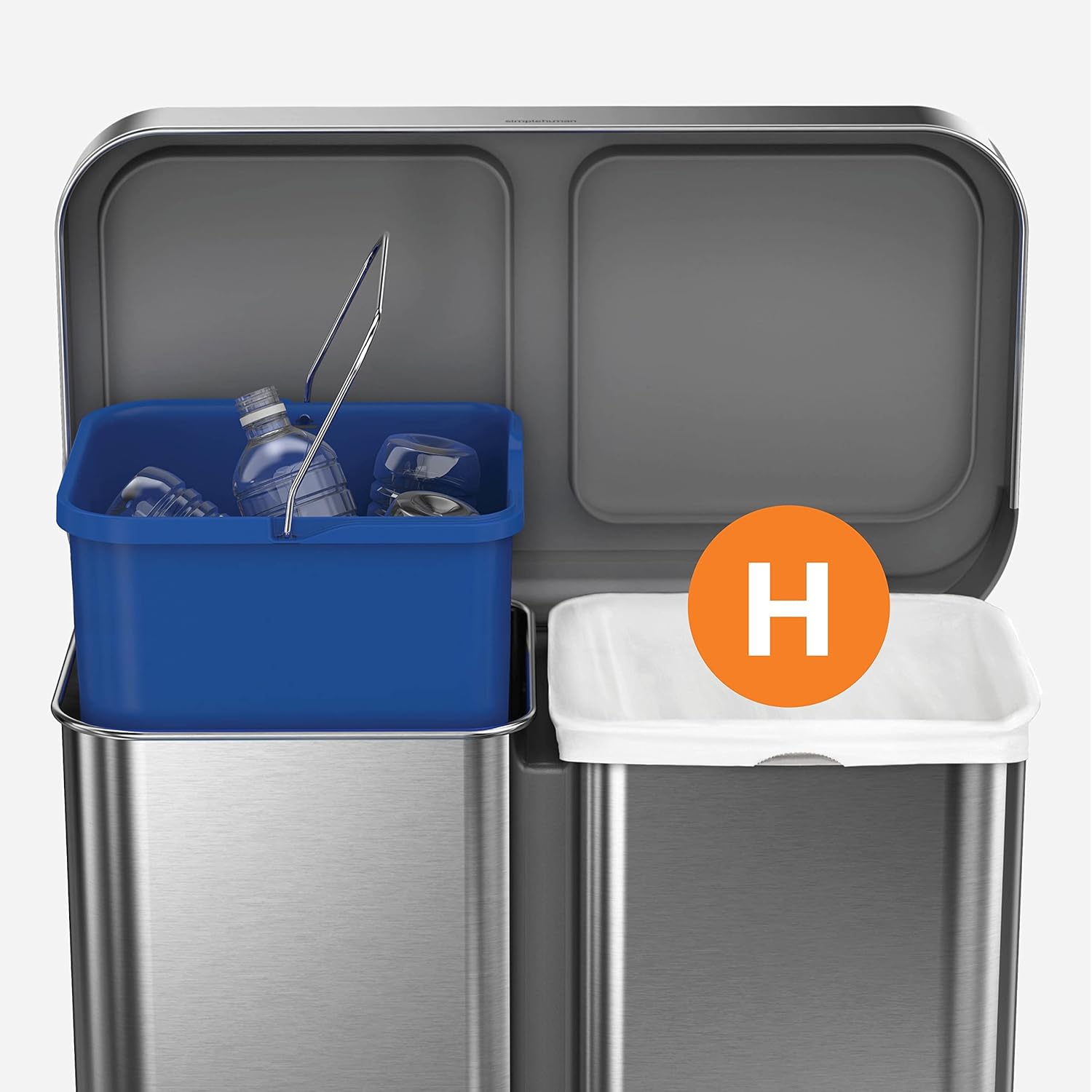 simplehuman Code H 100 Count, Dispenser Pack Custom Fit Liners