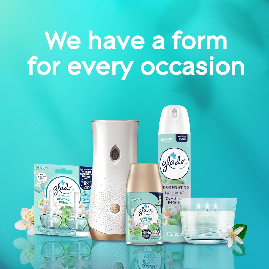 Glade PlugIns Refills Air Freshener, Scented and Essential Oils for Home and Bathroom,