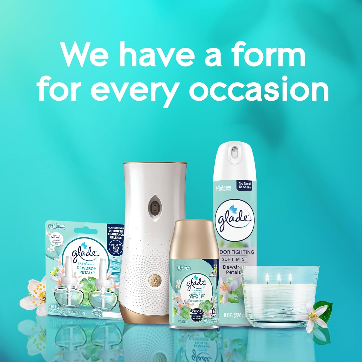 Glade PlugIns Refills Air Freshener, Scented and Essential Oils for Home and Bathroom,