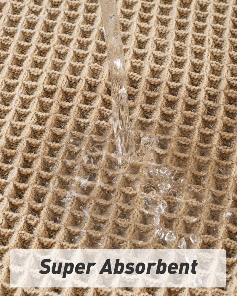 AMOAMI Upgraded Waffle Bath Mat